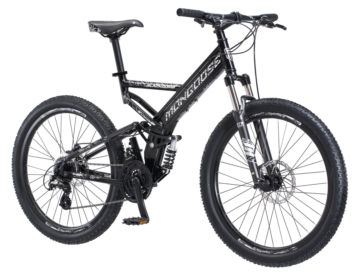 Blackcomb Mountain Bike. 26-inch wheels. 24 speeds. Black. Men's