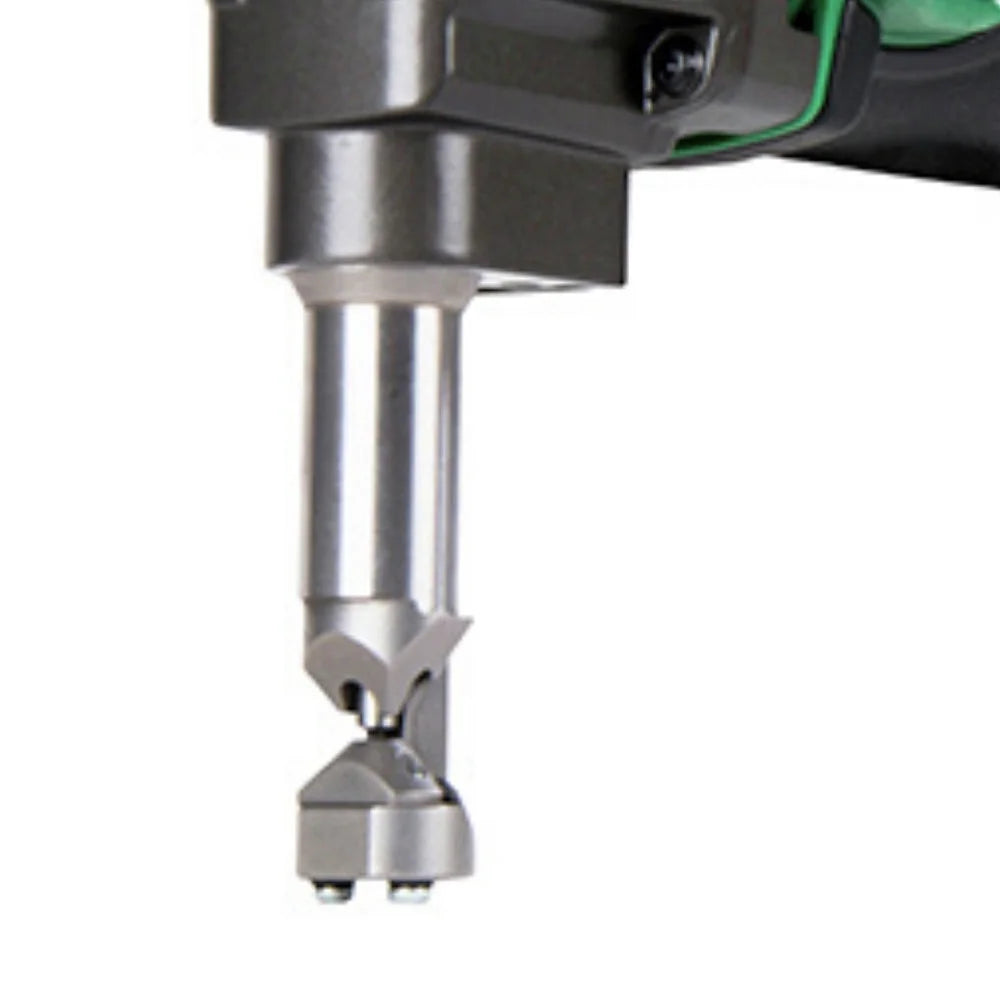 Metabo HPT 18V Multivolt Cordless Nibbler | Tool Only - No Battery | for Ribbed Metal Panels | 180 Degree 3 - Stop Die Holder | CN18DSLQ4