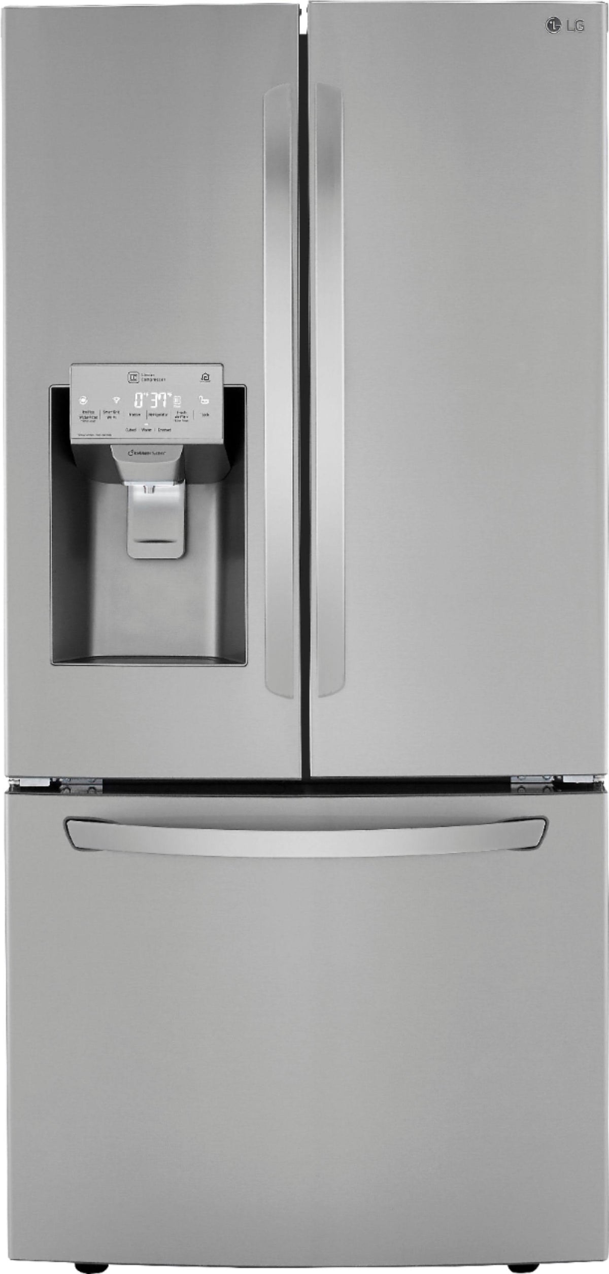 LG LRFXS2503S 25 Cu. ft. Stainless Smart French Door Refrigerator