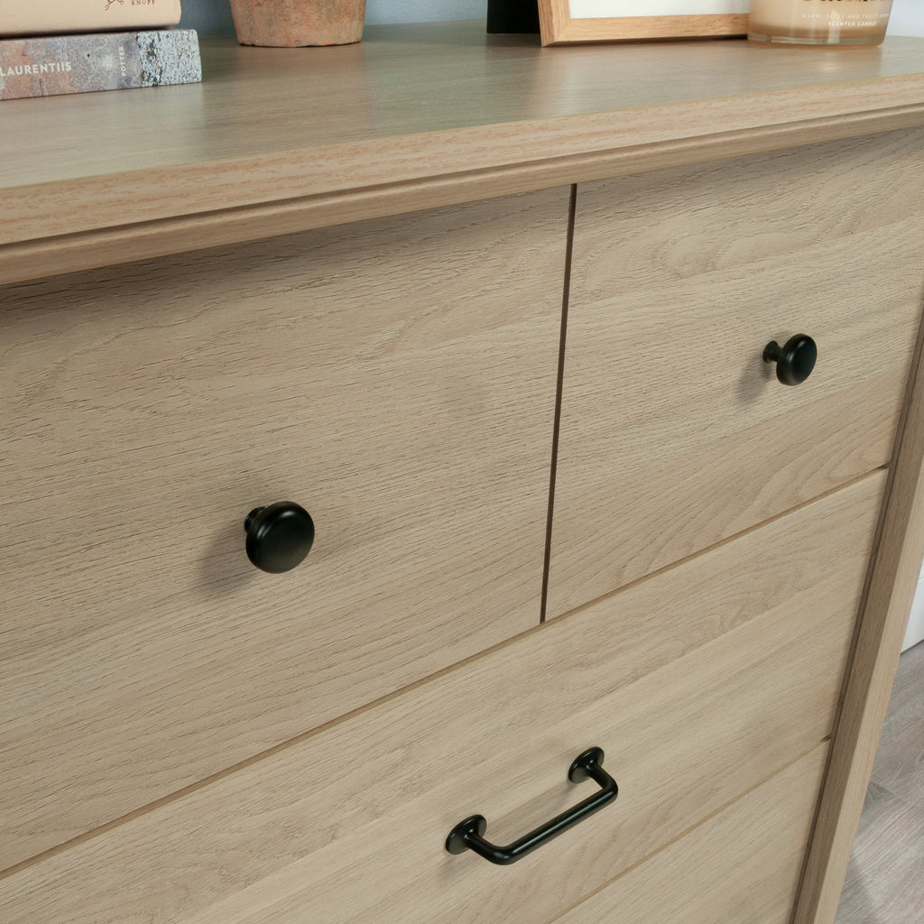 Mainstays Harrington 4 Drawer Dresser, Washed Oak Finish