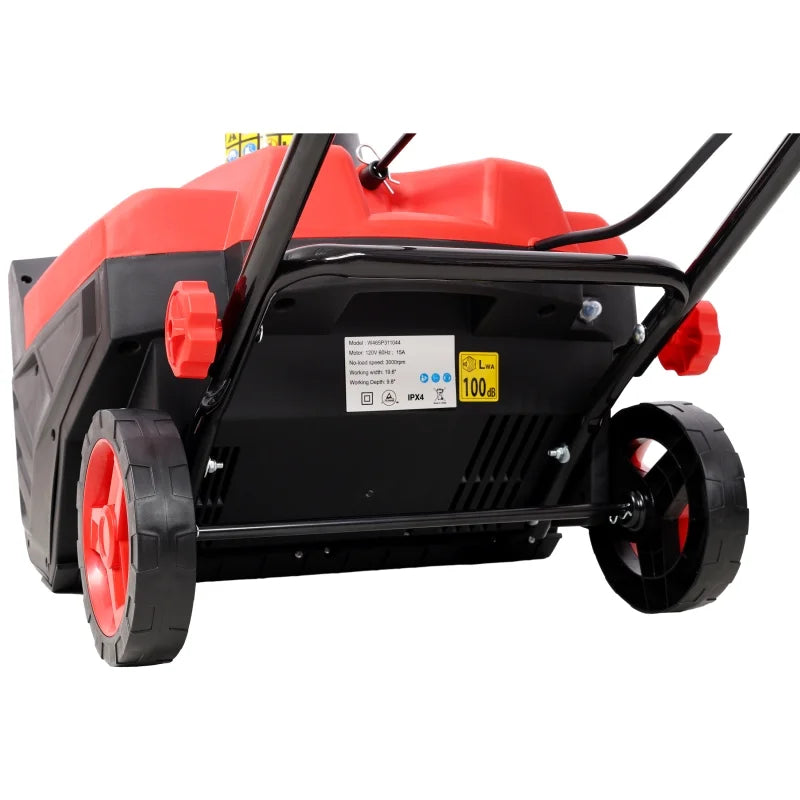 20 in Corded Electric Snow Thrower with LED, 120V/60HZ, 15 Amp Motor, 30FT Throwing Distance