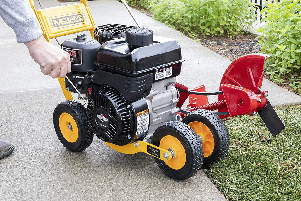 101-5.5GT-7Gas Powered Lawn Edger. 5.50 Gross Torque/3.5 HP B&S Engine 7 Wheels