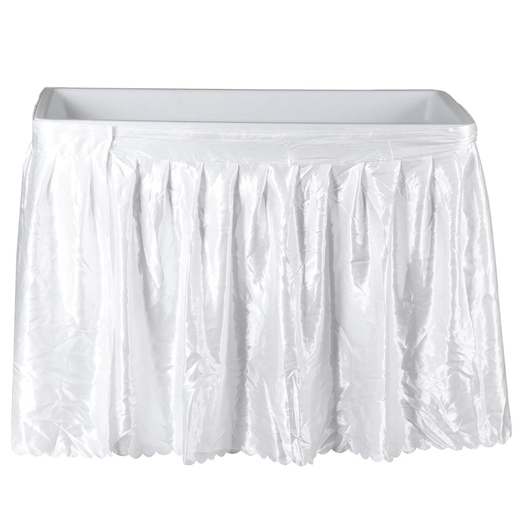 Homgarden Party Ice Cooler Table Folding Chill Table W/Skirt & Drain Hose & Bucket for Picnic Indoor Outdoor
