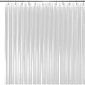 Liba Peva 10-Gauge Shower Curtain Liner, 36 W x 72 H - Clear, 10g Extra Heavy Duty Thickness for Bathroom